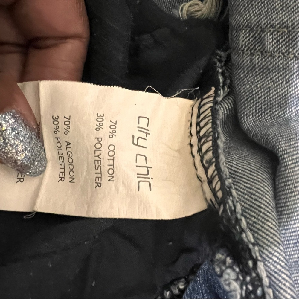 City Chic Denim Overalls with Pocket Detail Lot 7 - Picture 2 of 7